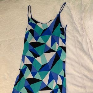 Geometric Maxi Dress